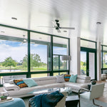 Modern Fan Co Industry DC 50" Ceiling Fan - Damp Rated - photo (Industry_308B.jpg) [Modern Fan Co-IND-GV-50-WH-NL-WC|CUSTOM|2]