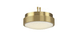 Fanimation LK8561BS Kute 60 LED Light Kit, Brushed Satin Brass: product photo [Fanimation-LK8561BS|CUSTOM|1]