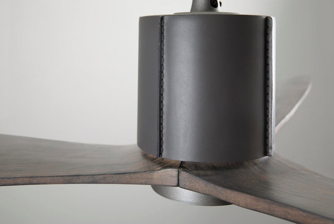 Modern Fan Co LeatherLuxe DC 54" Ceiling Fan - photo (LLX-GTGY-GY-0866.jpg) [Modern Fan Co-LLX-GWIV-54-EB-NL-WC|CUSTOM|14]