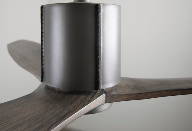 Modern Fan Co LeatherLuxe DC 54" Ceiling Fan - photo (LLX-GTGY-GY-0869.jpg) [Modern Fan Co-LLX-GWIV-54-EB-NL-WC|CUSTOM|1]