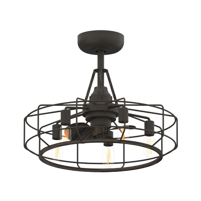 Fanimation LP3072LGR Archive - 24 inch - GR with WE Blades and LED LK: product photo [Fanimation-LP3072LGR|CUSTOM|1]