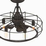 Fanimation LP3072LGR Archive - 24 inch - GR with WE Blades and LED LK: top view [Fanimation-LP3072LGR|CUSTOM|13]