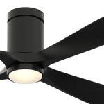 Fanimation LP6804LBL AireFlush - 52 inch - BL with BL Blades and LED LK: bottom view [Fanimation-LP6804LBL|CUSTOM|9]
