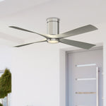 Fanimation LP6804LBN AireFlush - 52 inch - BN with BN Blades and LED LK: shown installed in a room [Fanimation-LP6804LBN|CUSTOM|3]