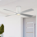 Fanimation LP6804LMW AireFlush - 52 inch - MW with MW Blades and LED LK: shown installed in a room [Fanimation-LP6804LMW|CUSTOM|3]