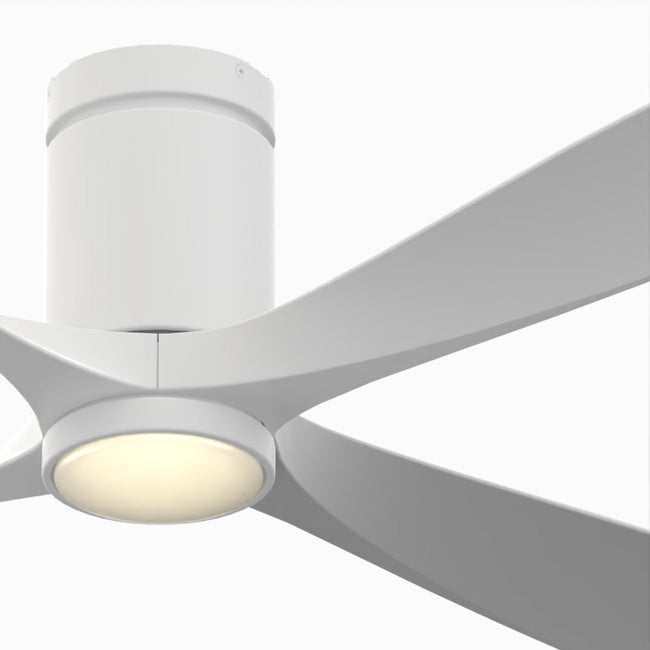 Fanimation LP6804LMW AireFlush - 52 inch - MW with MW Blades and LED LK: bottom view [Fanimation-LP6804LMW|CUSTOM|9]