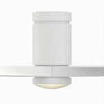 Fanimation LP6804LMW AireFlush - 52 inch - MW with MW Blades and LED LK: front view [Fanimation-LP6804LMW|CUSTOM|10]