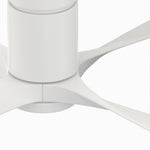 Fanimation LP6804LMW AireFlush - 52 inch - MW with MW Blades and LED LK: top view [Fanimation-LP6804LMW|CUSTOM|12]