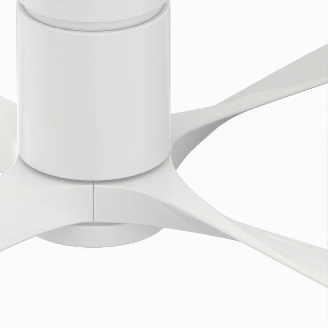Fanimation LP6804LMW AireFlush - 52 inch - MW with MW Blades and LED LK: top view [Fanimation-LP6804LMW|CUSTOM|12]