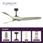 Fanimation LP6821LAZ Yardley - 64 inch - AZ with Light Oak Blade and LED LK: what's included card [Fanimation-LP6821LAZ|CUSTOM|2]
