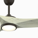 Fanimation LP6821LAZ Yardley - 64 inch - AZ with Light Oak Blade and LED LK: bottom view [Fanimation-LP6821LAZ|CUSTOM|11]