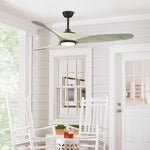 Fanimation LP6821LAZ Yardley - 64 inch - AZ with Light Oak Blade and LED LK: shown in a room setting [Fanimation-LP6821LAZ|CUSTOM|13]