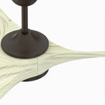 Fanimation LP6821LAZ Yardley - 64 inch - AZ with Light Oak Blade and LED LK: top view [Fanimation-LP6821LAZ|CUSTOM|14]