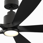 Fanimation LP6834LBL Kwint - 52 inch - BL with BL Blades and LED LK: bottom view [Fanimation-LP6834LBL|CUSTOM|10]