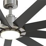Fanimation LP6864LBN SixtyFour - 64 inch - BN with BL Blade and LED LK: bottom view [Fanimation-LP6864LBN|CUSTOM|11]