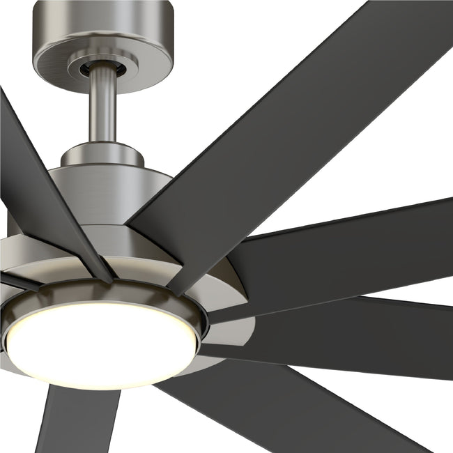Fanimation LP6864LBN SixtyFour - 64 inch - BN with BL Blade and LED LK: bottom view [Fanimation-LP6864LBN|CUSTOM|11]