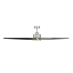 Fanimation LP6864LBN SixtyFour - 64 inch - BN with BL Blade and LED LK: front view [Fanimation-LP6864LBN|CUSTOM|12]