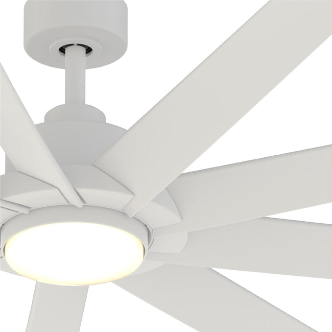 Fanimation LP6864LMW SixtyFour - 64 inch - MW with MW Blade and LED LK: bottom view [Fanimation-LP6864LMW|CUSTOM|11]