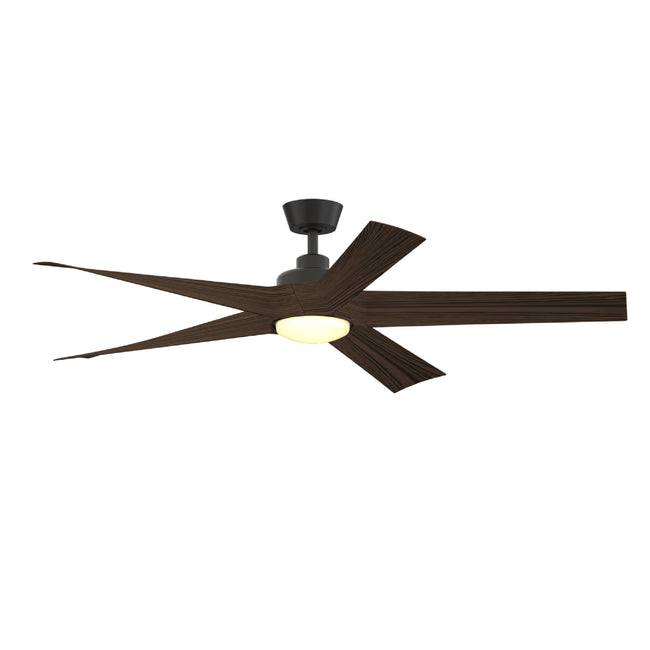 Fanimation LP7614LAZ Radius - 60 inch - AZ with Bourbon Blades and LED LK: product photo [Fanimation-LP7614LAZ|CUSTOM|1]