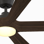 Fanimation LP7614LAZ Radius - 60 inch - AZ with Bourbon Blades and LED LK: bottom view [Fanimation-LP7614LAZ|CUSTOM|10]