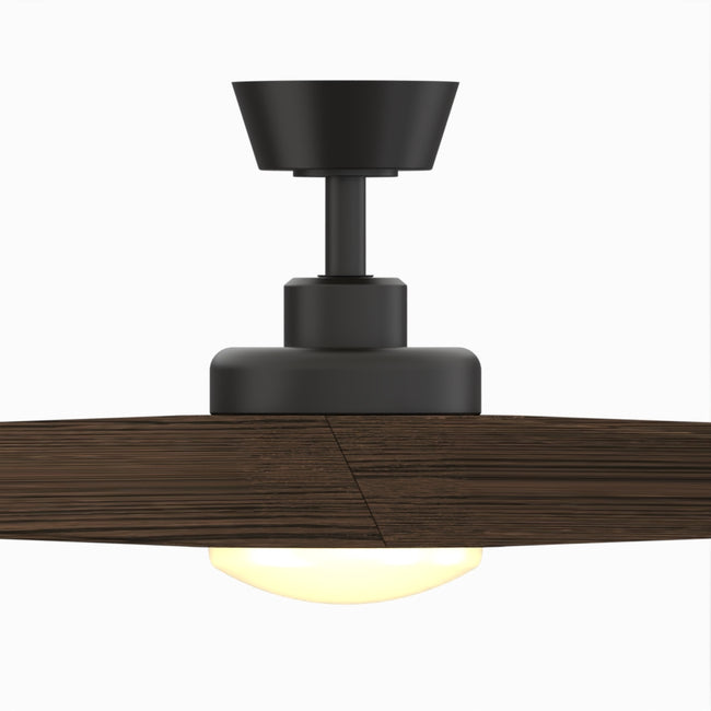 Fanimation LP7614LAZ Radius - 60 inch - AZ with Bourbon Blades and LED LK: front view [Fanimation-LP7614LAZ|CUSTOM|11]