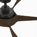 Fanimation LP7614LAZ Radius - 60 inch - AZ with Bourbon Blades and LED LK: top view [Fanimation-LP7614LAZ|CUSTOM|13]