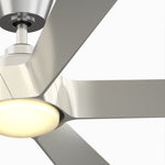 Fanimation LP7614LBN Radius - 60 inch - BN with GRY Blades and LED LK: bottom view [Fanimation-LP7614LBN|CUSTOM|10]