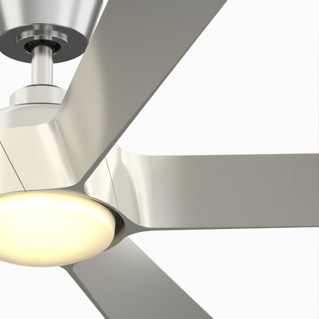 Fanimation LP7614LBN Radius - 60 inch - BN with GRY Blades and LED LK: bottom view [Fanimation-LP7614LBN|CUSTOM|10]