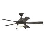 Fanimation LP7653LGR AireDrop Pull Chain - 48 inch - GR with WE and LED LK: product photo [Fanimation-LP7653LGR|CUSTOM|1]