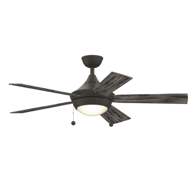 Fanimation LP7653LGR AireDrop Pull Chain - 48 inch - GR with WE and LED LK: product photo [Fanimation-LP7653LGR|CUSTOM|1]