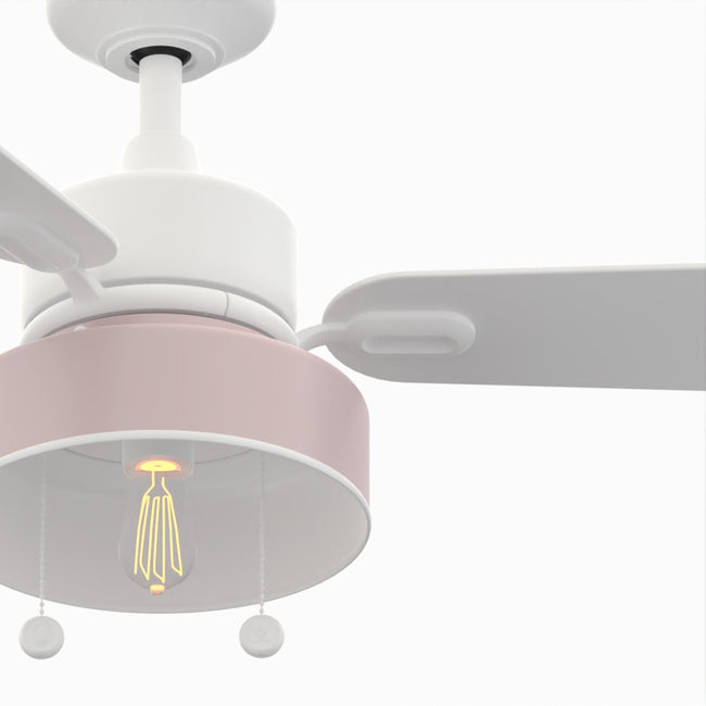 Fanimation LP7678LMW Blush - 52 inch - MW with MW Blades and LED LK: bottom view [Fanimation-LP7678LMW|CUSTOM|9]