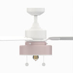 Fanimation LP7678LMW Blush - 52 inch - MW with MW Blades and LED LK: front view [Fanimation-LP7678LMW|CUSTOM|10]