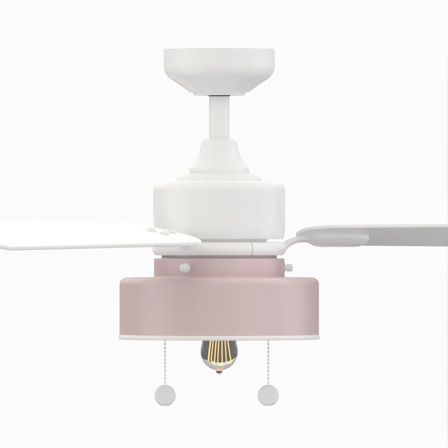 Fanimation LP7678LMW Blush - 52 inch - MW with MW Blades and LED LK: front view [Fanimation-LP7678LMW|CUSTOM|10]