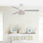 Fanimation LP7678LMW Blush - 52 inch - MW with MW Blades and LED LK: shown in a room setting [Fanimation-LP7678LMW|CUSTOM|11]