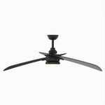 Fanimation LP8066LBL AireDuo - 48 inch - BL with BL Blades and LED LK: front view [Fanimation-LP8066LBL|CUSTOM|11]