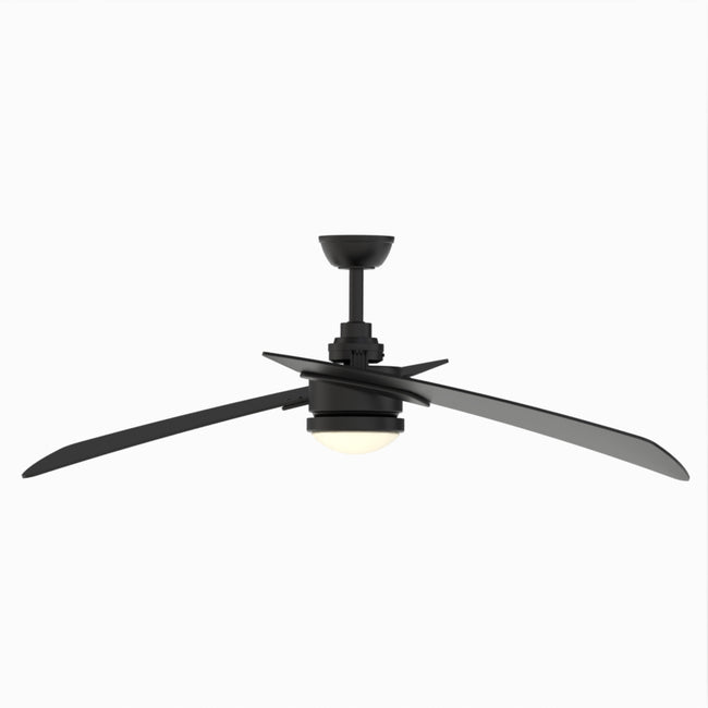 Fanimation LP8066LBL AireDuo - 48 inch - BL with BL Blades and LED LK: front view [Fanimation-LP8066LBL|CUSTOM|11]