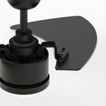Fanimation LP8066LBL AireDuo - 48 inch - BL with BL Blades and LED LK: top view [Fanimation-LP8066LBL|CUSTOM|13]