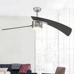 Fanimation LP8066LBN AireDuo - 48 inch - BN with BL Blades and LED LK: shown installed in a room [Fanimation-LP8066LBN|CUSTOM|3]