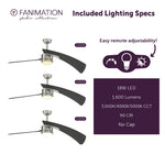 Fanimation LP8066LBN AireDuo - 48 inch - BN with BL Blades and LED LK: included lighting specs [Fanimation-LP8066LBN|CUSTOM|7]