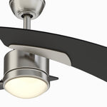 Fanimation LP8066LBN AireDuo - 48 inch - BN with BL Blades and LED LK: bottom view [Fanimation-LP8066LBN|CUSTOM|10]