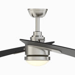 Fanimation LP8066LBN AireDuo - 48 inch - BN with BL Blades and LED LK: front view [Fanimation-LP8066LBN|CUSTOM|11]