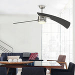 Fanimation LP8066LBN AireDuo - 48 inch - BN with BL Blades and LED LK: shown in a room setting [Fanimation-LP8066LBN|CUSTOM|12]