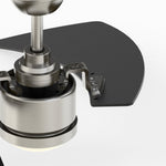 Fanimation LP8066LBN AireDuo - 48 inch - BN with BL Blades and LED LK: top view [Fanimation-LP8066LBN|CUSTOM|13]