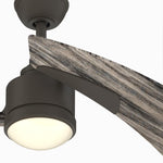 Fanimation LP8066LGR AireDuo - 48 inch - GR with WE Blades and LED LK: bottom view [Fanimation-LP8066LGR|CUSTOM|10]