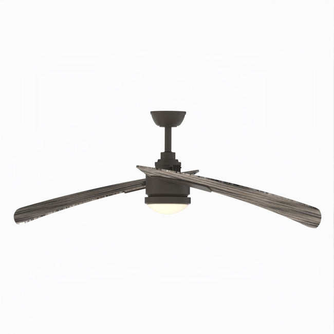 Fanimation LP8066LGR AireDuo - 48 inch - GR with WE Blades and LED LK: front view [Fanimation-LP8066LGR|CUSTOM|11]