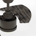 Fanimation LP8066LGR AireDuo - 48 inch - GR with WE Blades and LED LK: top view [Fanimation-LP8066LGR|CUSTOM|13]