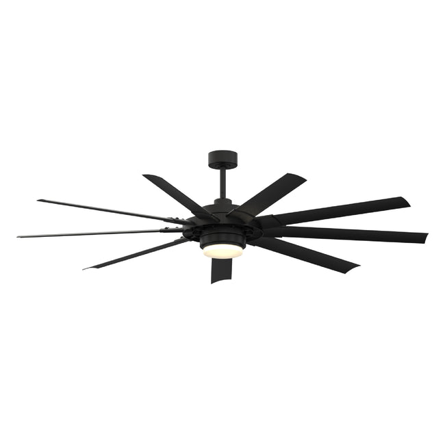 Fanimation LP8147SLBL Slinger - 72 inch - BL with BL Blades and LED LK: product photo [Fanimation-LP8147SLBL|CUSTOM|1]