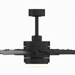 Fanimation LP8147SLBL Slinger - 72 inch - BL with BL Blades and LED LK: front view [Fanimation-LP8147SLBL|CUSTOM|11]