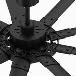Fanimation LP8147SLBL Slinger - 72 inch - BL with BL Blades and LED LK: top view [Fanimation-LP8147SLBL|CUSTOM|13]