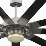 Fanimation LP8147SLBNBL Slinger - 72 inch - BN with BL Blades and LED LK: bottom view [Fanimation-LP8147SLBNBL|CUSTOM|10]